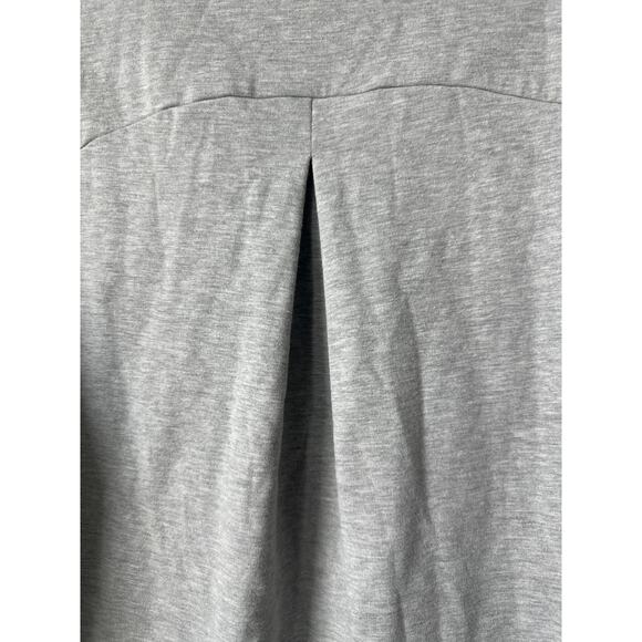 JOCKEY Gray Cowl Neck Sweatshirt Soft Fleece Stretch Hi-Lo Hem Top Womens Small - Picture 9 of 9